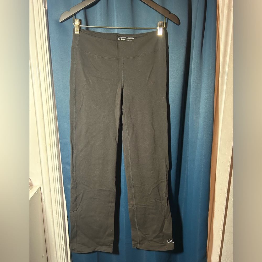 L.L. Bean Black Straight Leg Pants